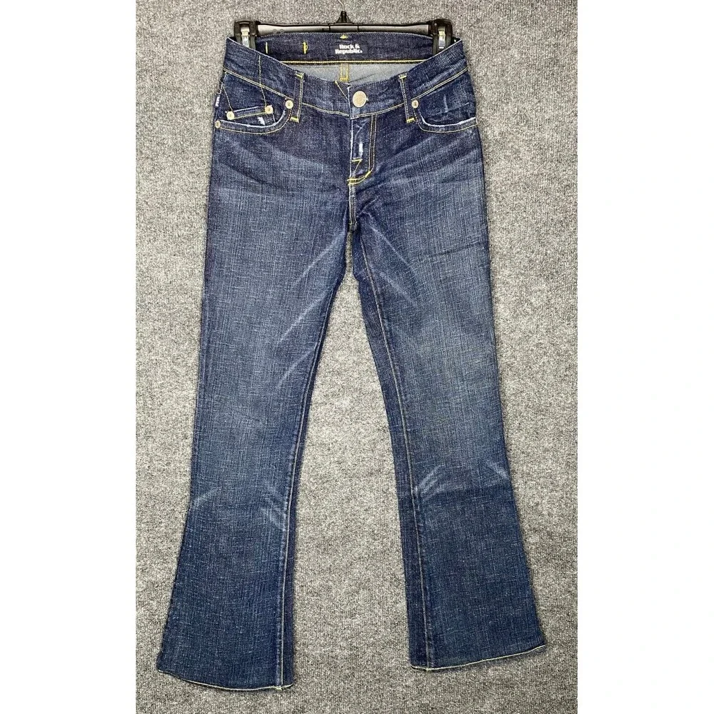 Rock Republic Women Bootcut‎ Jeans Dark Wash Denim Stretch Size 26 Y2K Western